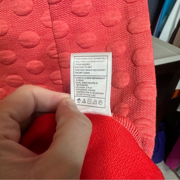 NWT Betsey Johnson Puff Sleeve Polka Dot Pattern Mini Dress Retail $109 Size L - Picture 6 of 6